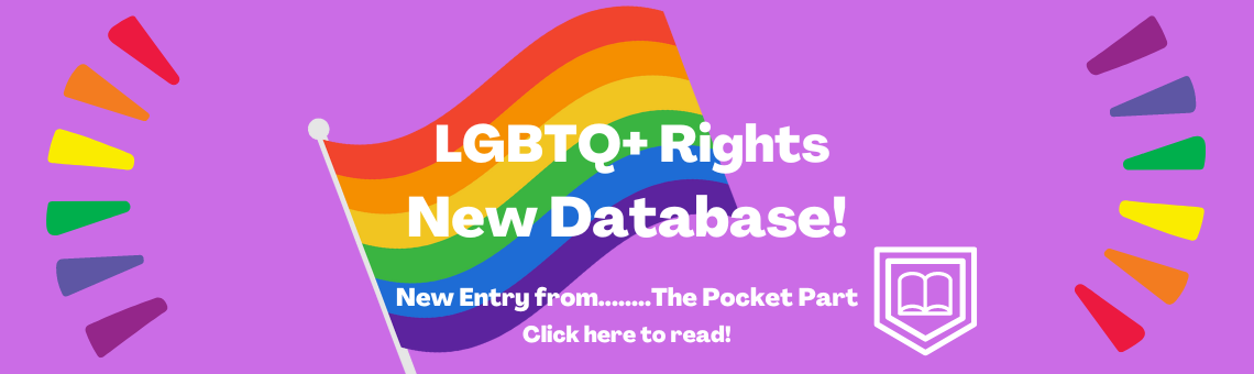 LGBTQ+ Rights New Database!